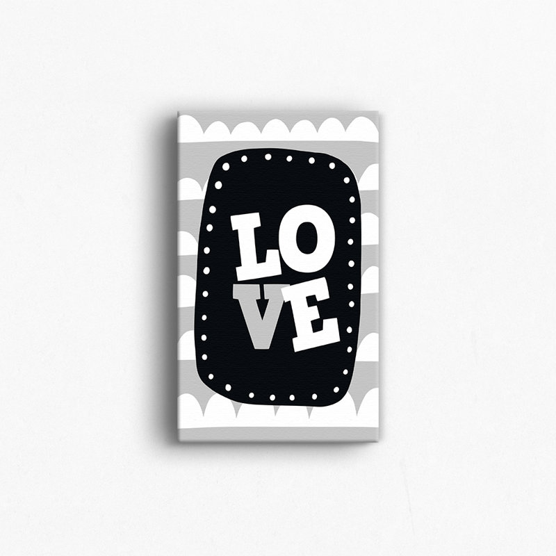 «Love 12 X 18 Baby Canevas Art»