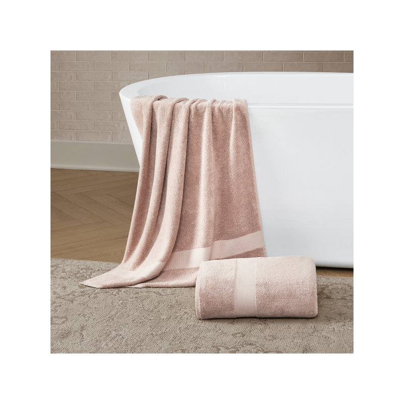 Drap de bain 100% coton Ali, Rosé