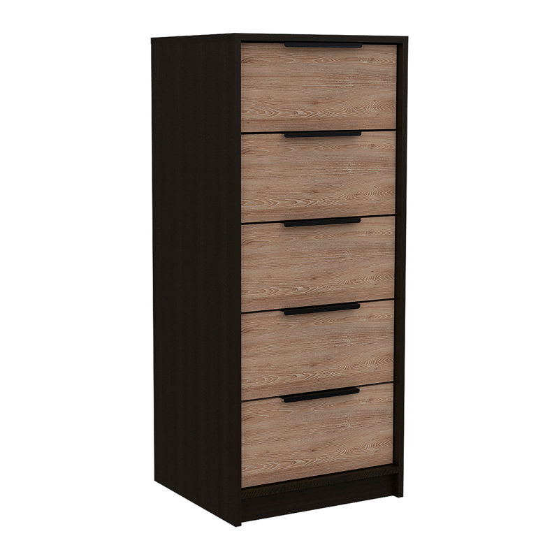 Commode verticale H 42 po, 5 tiroirs