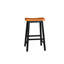 TABOURET SADDLE EN BOIS 29 po