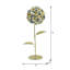 Iron Hydrangea Statuary - 5" x 5" x 14" - Gold