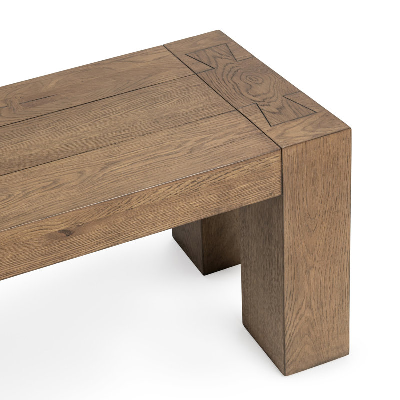 Bristol Reclaimed Oak Dining Bench, Café Brown, Café Brown