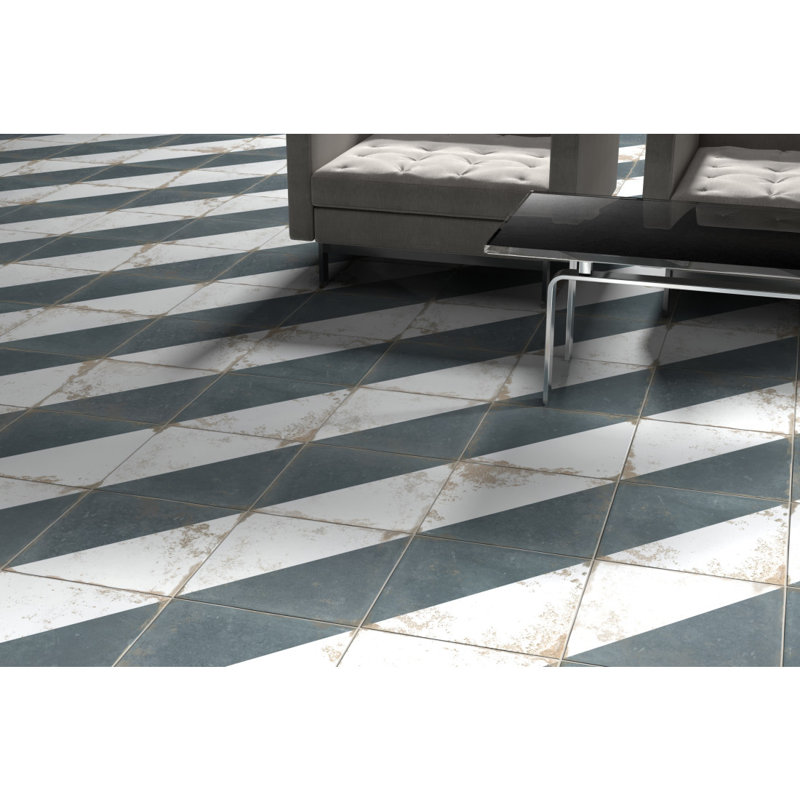Rhapsody Diagonal 13 in. x 13 in. Matte Porcelain Floor and Wall Tile (10.55 sq. ft./Case)