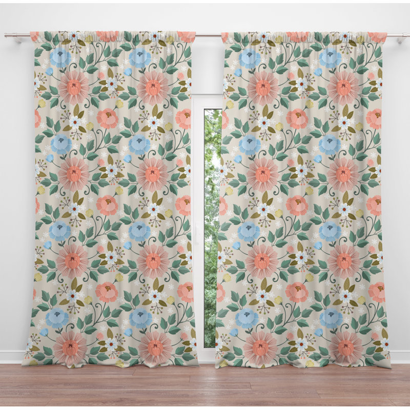 Juillac Room Darkening Curtain, 40" W x 52" L