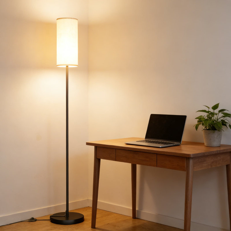 Lampe sur pied à DEL à intensité variable avec télécommande, luminosité et température de couleur réglables, lampe sur pied moderne pour le salon, la chambre à coucher et le bureau