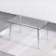 Ensemble de table et de chaises: table de salle à manger en verre, ensemble de chaises de salle à manger, 4 chaises de salle à manger grises et 1 table de salle à manger. Dimensions de la table: l 51 po x P 31,5 po x H 30 po. H1151S00428