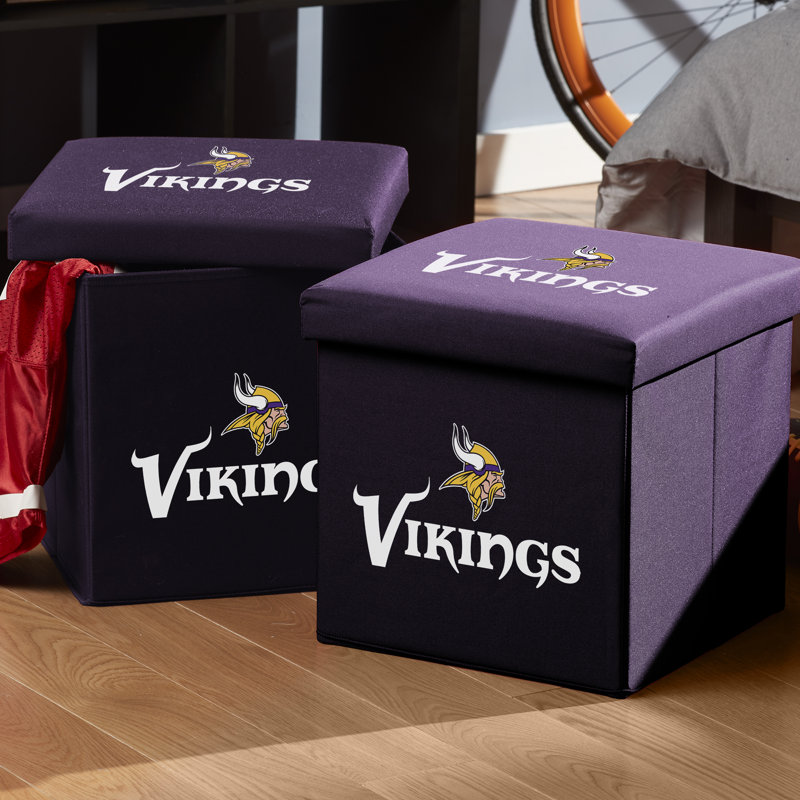 Franklin Sports NFL Mesh Decorative Bin, Minnesota Vikings