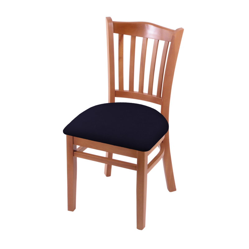 Hampton 18'' H Upholstered Beech Side Chair, Natural, Canter Twilight