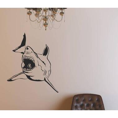 U-Shark 3D Self-Adhesive Removable Break Through The Wall Vinyl Wall S