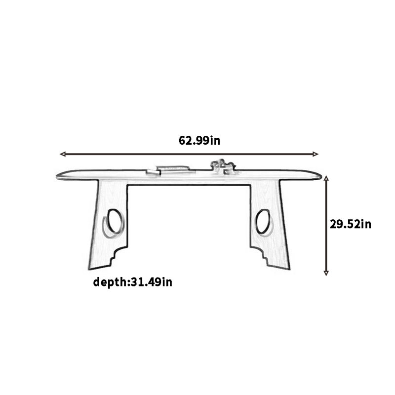 Cambell, 29.52"H x 62.99"L x 31.49"W