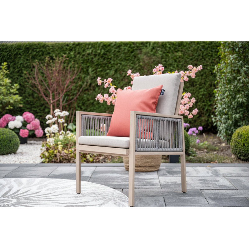 Lounge Chair, Light Oak Effect