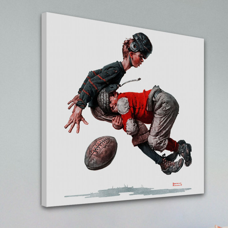 Norman Rockwell - Wrapped Canvas Print, 46 cm H x 46 cm W x 4 cm D