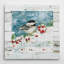 « chaleureuse christmas voeux », reproduction d’impression sur toile-25250597-40496918