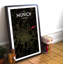 Munich City Map - No Frame Print-94303769