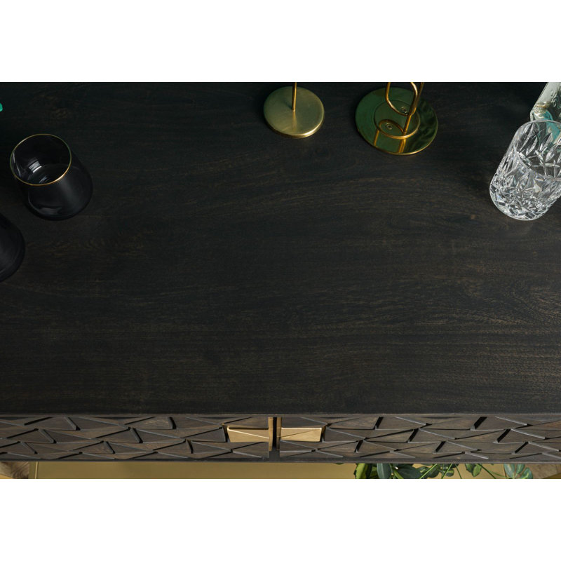 122cm Mini Bar, Gray oiled