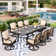Rectangular 8 - Person 84'' Long Extendable Dining Set