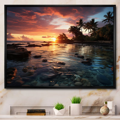 Dominicain Tropical Dreams, reproduction d'art sur toile