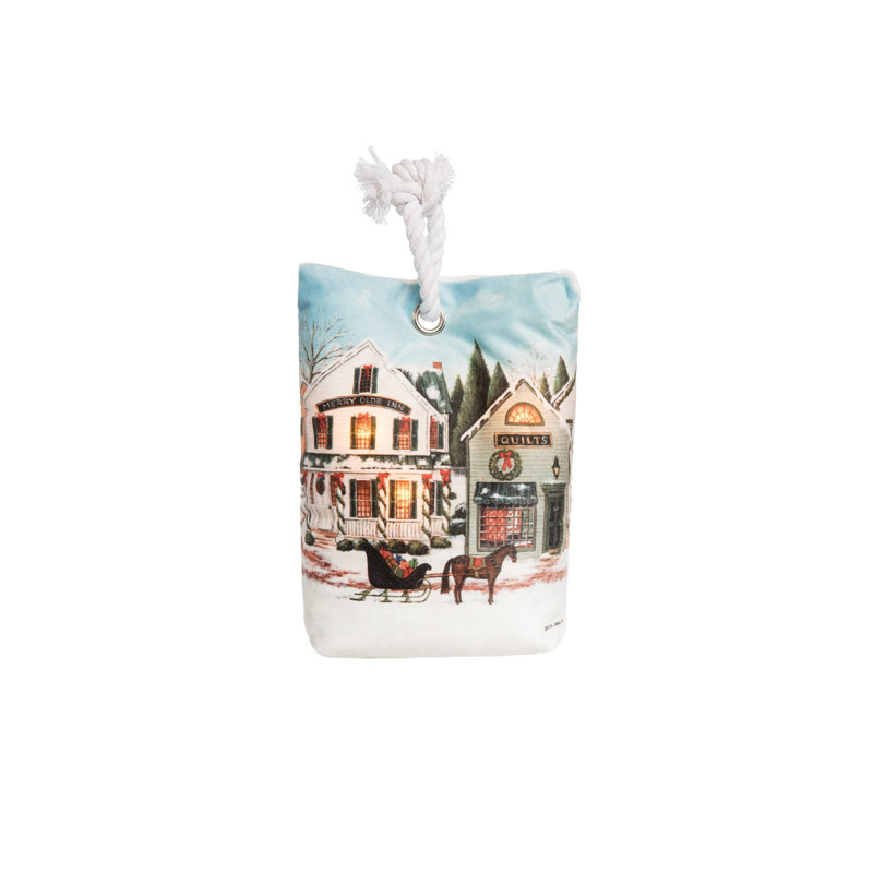 Arrêt de Noël en tissu Christmas Village