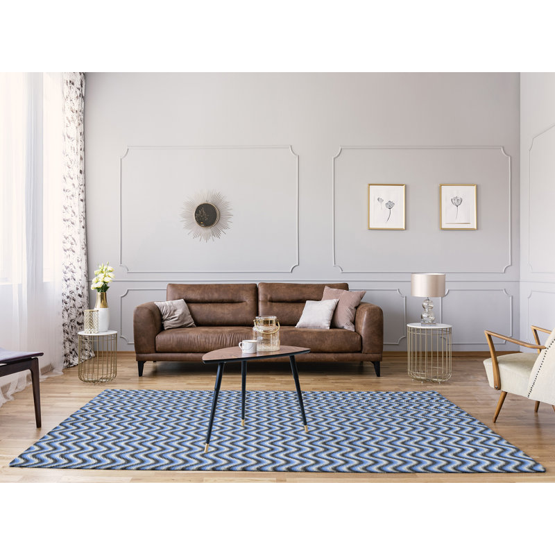 Chenille Geometric Indoor Rug, Rectangle 9' x 12'