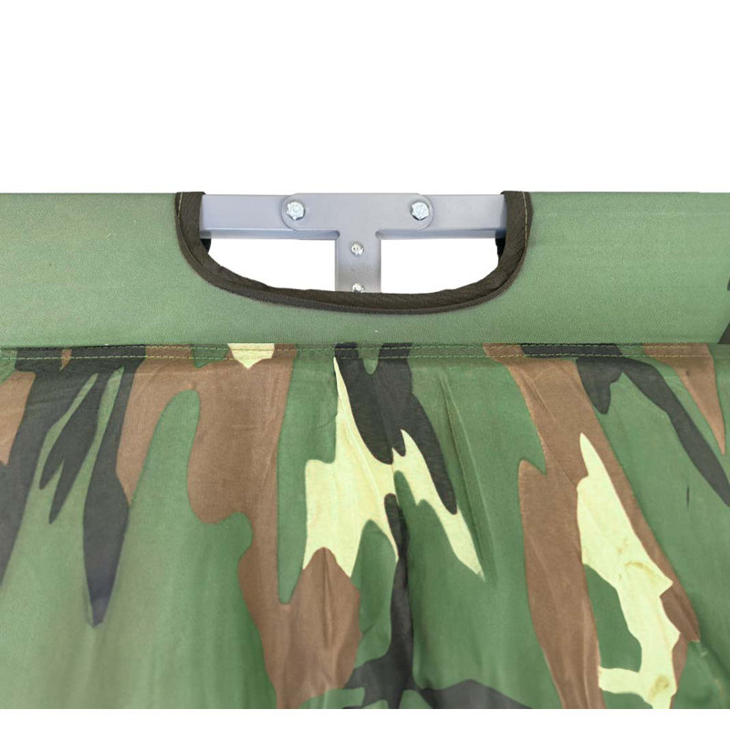 Blantex XT-3Camo Army-style Heavy Duty Steel Foldable Cot 33” x 80” with Sewn-in Foam-pad Deck
