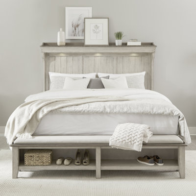 Cathleen Mantle Storage Bed w/ LED Lighting