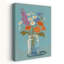 Impression sur toile Wildflower Mason Jar-133609204