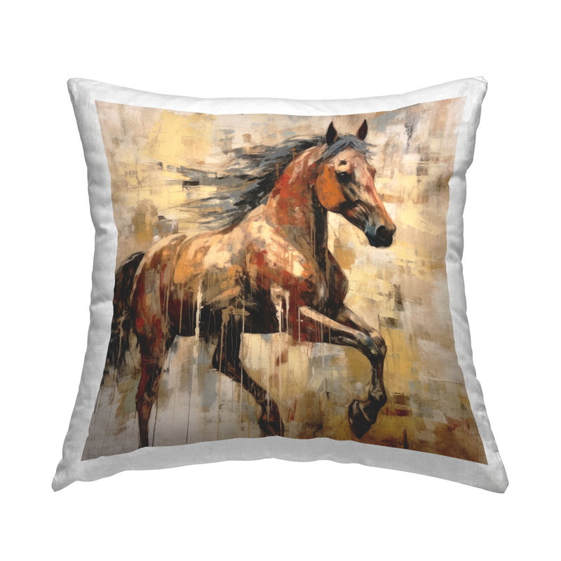 Abstract Throw Pillow