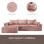 Tissu élégant, excellent toucher, design en forme de L, confort intime, grande profondeur d'assise, extension libre, combinaison aléatoire, flexibilité, compression complète, aucune installation du canapé-1306042491