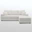 Canapé modulaire réversible l 100 po Alden avec coussins rembourrés de duvet-1698695382