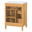 Meuble-lavabo 24 po avec lavabo en céramique, tiroir escamotable, fermeture en douceur, bois massif et panneau de fibres à densité moyenne pour les petites salles de bain