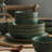 Stone Lain Brasa Modern Stoneware 16 Piece Dinnerware Set, Service for 4, Green-119471899