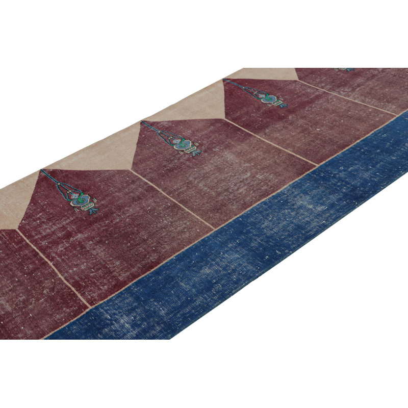 One-of-a-Kind 4'2" X 14'5" Hand Knotted Area Rug