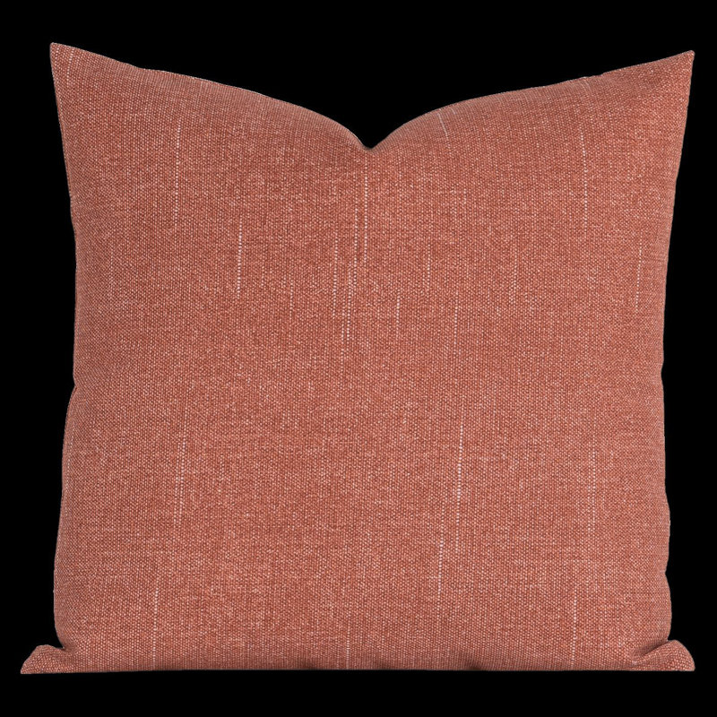 Solarium Outdoor Throw Pillow, Sunset Orange, 22" x 22", Square