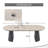 Outdoor Aluminum Dining Table-1394228568