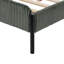 Lit rembourré avec pieds en métal-348569494