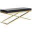 Serena Faux Leather Upholstered Bench-15983646