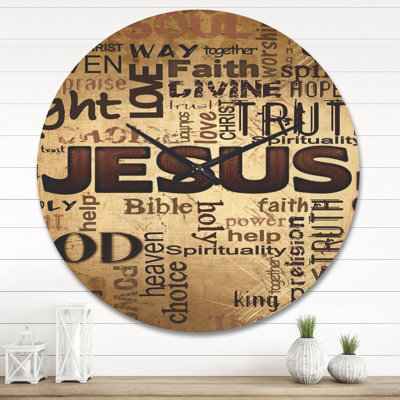 Solid Wood Wall Clock