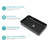 24" x 14" Vessel Sink, Black Rectangular Vitreous Ceramic Bathroom Sink, Above Counter Vanity Basin, Scratch & Heat Resistant, Easy to Clean-129483919