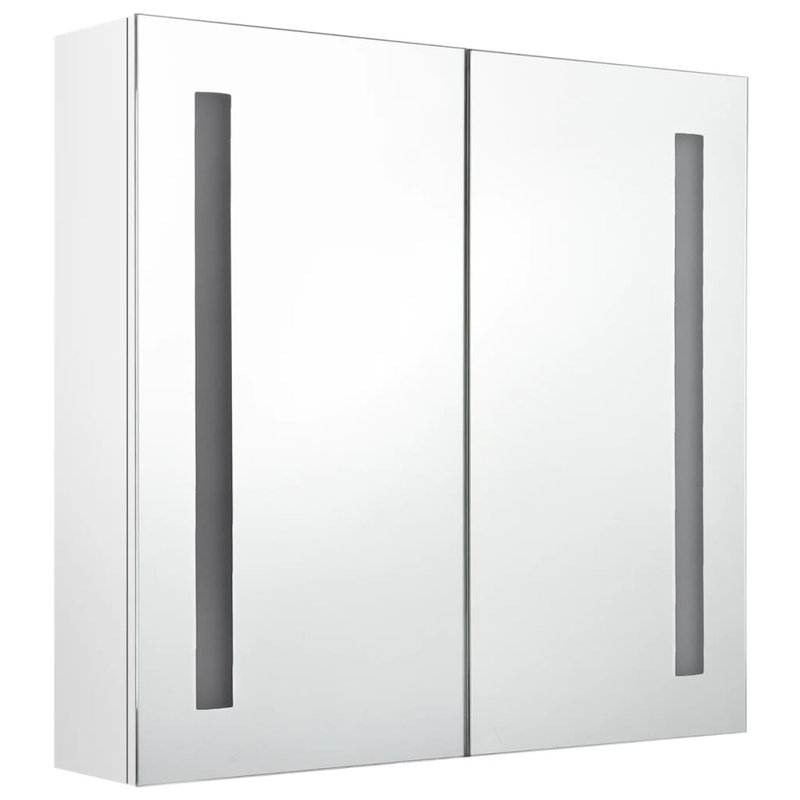 Armoire à pharmacie murale à miroir pour salle de bain, Gris, 24,4 po x 5,5 po x 23,6 po