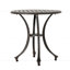 Table d'appoint d'extérieur en fonte d'aluminium 19 po