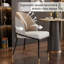 Ensemble de 2 chaises d'appoint rembourrées en cuir épais Melway-305034935