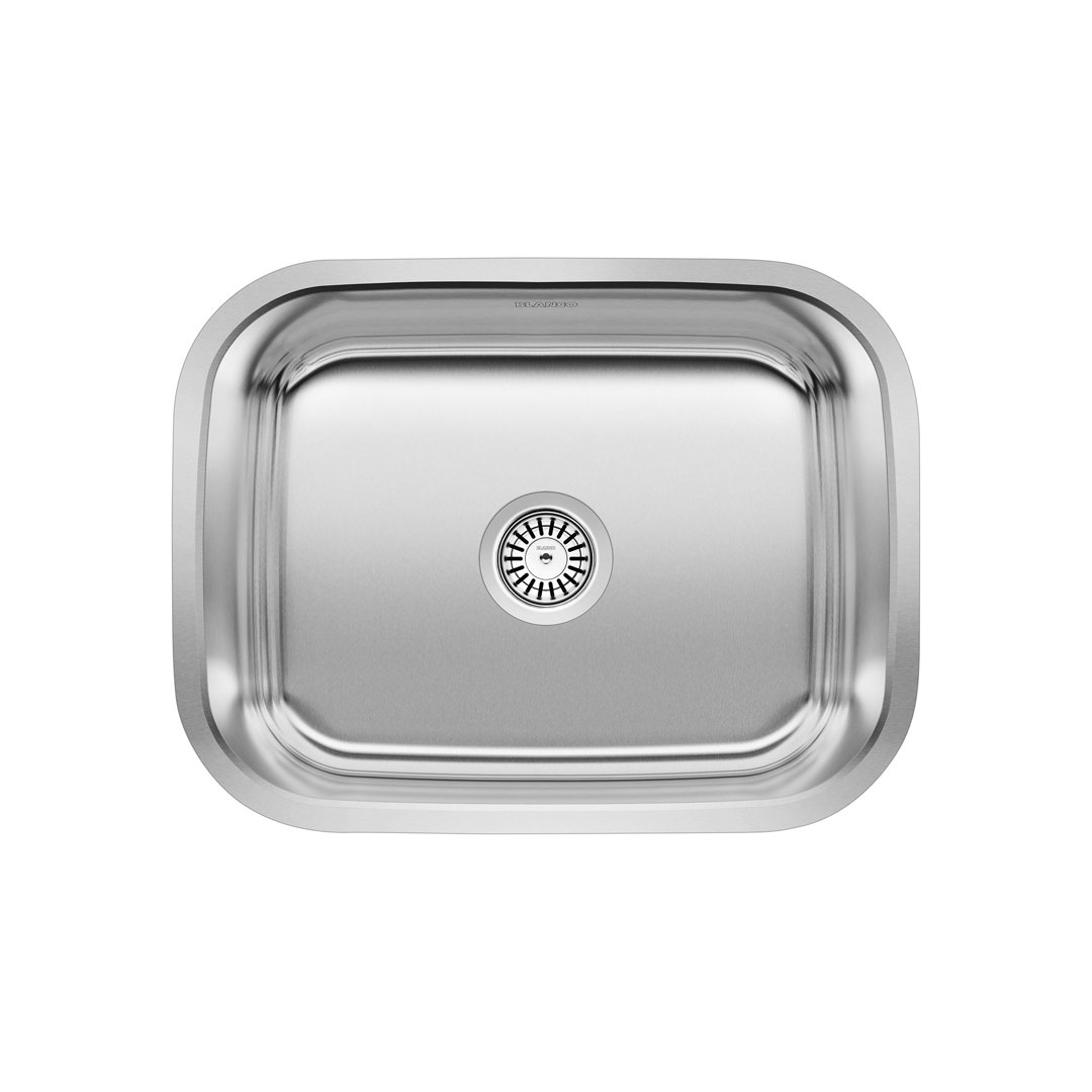 Stellar 23" Single Bowl Undermount Stainless Steel Laundry Sink Blanco