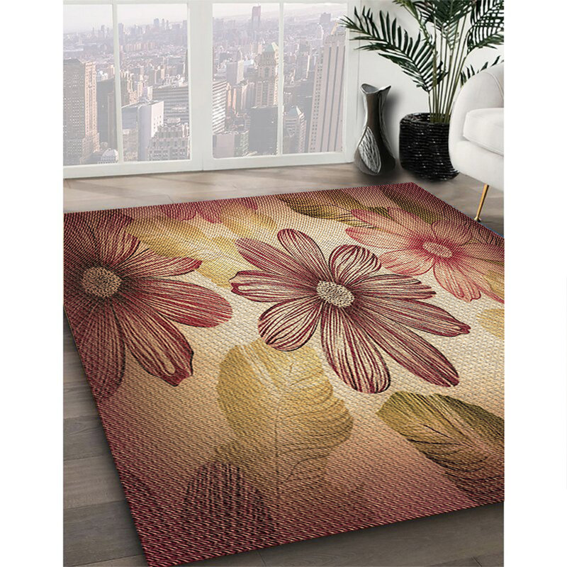 Floral Indoor Rug, Rectangle 8' x 12'