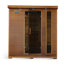 HEATWAVE Klondike 4 Person Cedar Infrared Wood Sauna for Home Relaxation – Indoor Sauna with 9 Carbon Heaters, Chromotherapy Lighting, Oxygen Ionizer, Built-In Stereo Sound System