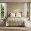 House of Avana Cream & Rose Pink Botanical Floral Jaipur Indian Hand Block Print Quilted Comforter-1890261329-1890261422