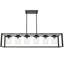 Luminaire suspendu 6 lumières pour îlot de cuisine Farmhouse