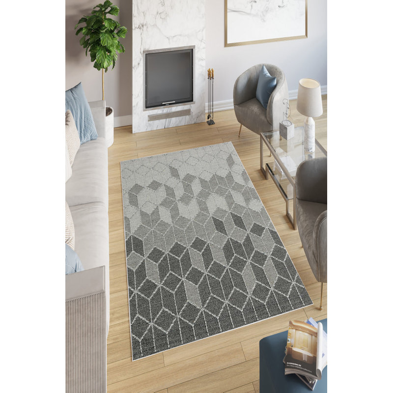 Eco-Friendly Hall Carpet, 100% Polyester, 31.5 x 59.1 inches | Antibacterial & Machine Washable, Non-Slip PVC Dot Underside | 650 g/m², 0.2 inch Pile Height | Digital Printed Design for Modern Interiors