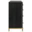 Commode 8 tiroirs Kevin - noir-1404727759