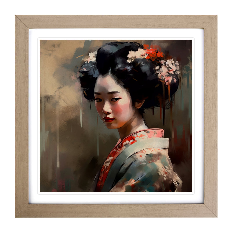 Single Picture Frame Print on Wood, Oak