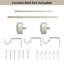 Adjustable 1'' Single Curtain Rod-1591266425-1591266426
